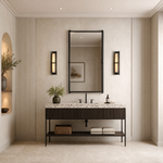 Arden Cylinder Black Wall Sconce by Dalmivik, product or room detail view