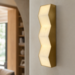 Arden Modern Zigzag Wall Lamp Hallway by Dalmivik, product or room detail view