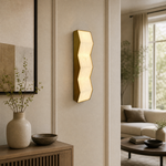 Arden Modern Zigzag Wall Lamp Hallway by Dalmivik, product or room detail view