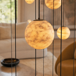 Cascata Planet Modern Cluster Chandelier 31.5" D by Dalmivik, product or room detail view