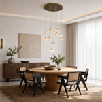 Ciottolo Modern Alabaster Pendant Light Fixtures by Dalmivik, product or room detail view