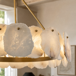 Foglia Flower Pedal Chandelier by Dalmivik, product or room detail view