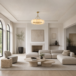 Foglia Flower Pedal Chandelier by Dalmivik, product or room detail view