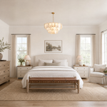 Foglia Leaf Tier Chandelier by Dalmivik, product or room detail view