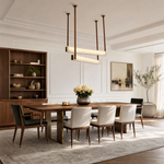 Lacora Modern Alabaster Linear Pendant Light by Dalmivik, product or room detail view