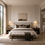 Elspeth Alabaster Dome Pendant Light by Dalmivik, product or room detail view