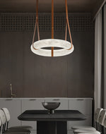 Pendant Light A Alabaster Ring Ceiling Lamp by Dalmivik, product or room detail view