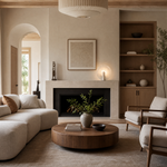 Pearl Modern Alabaster Disc Table Lamp by Dalmivik, product or room detail view