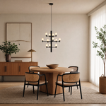 Ramo Alabaster Large Black Chandelier by Dalmivik, product or room detail view