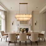 Vivian Modern Rectangular Dining Chandelier by Dalmivik, product or room detail view