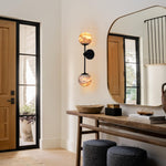 Alabaster Double Spherical Wall Lamp by Dalmivik, product or room detail view