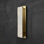 Rect Plate Wall Sconce by Dalmivik, complete fixture view