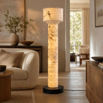 Colonna Ribbed Column Floor Lamp by Dalmivik, product or room detail view
