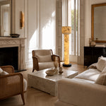 Colonna Ribbed Column Floor Lamp by Dalmivik, product or room detail view