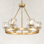Cup-Shade Ring Chandelier