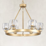 Cup-Shade Ring Chandelier
