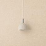 Elspeth Alabaster Dome Pendant Light by Dalmivik, complete fixture view