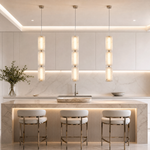 Harmon Alabaster Grand Pendant Light 5.9" by Dalmivik, product or room detail view