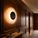 Swirl Disc Wall Alabaster by Dalmivik, product or room detail view