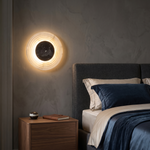 Swirl Disc Wall Alabaster by Dalmivik, product or room detail view