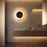Swirl Disc Wall Alabaster by Dalmivik, product or room detail view