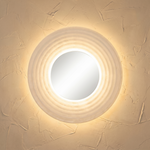 Swirl Disc Wall Alabaster by Dalmivik, product or room detail view
