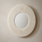 Swirl Disc Wall Alabaster by Dalmivik, product or room detail view