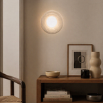 Swirl Disc Wall Alabaster by Dalmivik, product or room detail view
