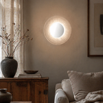 Swirl Disc Wall Alabaster by Dalmivik, product or room detail view