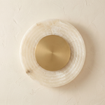 Swirl Disc Wall Alabaster by Dalmivik, product or room detail view