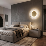 Swirl Disc Wall Alabaster by Dalmivik, product or room detail view