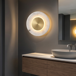 Swirl Disc Wall Alabaster by Dalmivik, product or room detail view