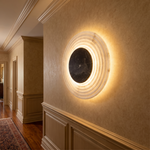 Swirl Disc Wall Alabaster by Dalmivik, product or room detail view