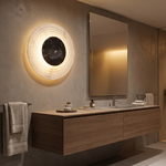 Swirl Disc Wall Alabaster by Dalmivik, product or room detail view