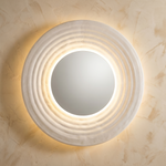 Swirl Disc Wall Alabaster by Dalmivik, product or room detail view