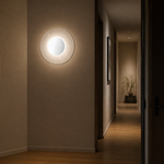 Swirl Disc Wall Alabaster by Dalmivik, product or room detail view