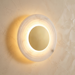 Swirl Disc Wall Alabaster by Dalmivik, product or room detail view
