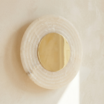 Swirl Disc Wall Alabaster by Dalmivik, product or room detail view