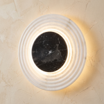 Swirl Disc Wall Alabaster by Dalmivik, product or room detail view