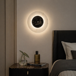 Swirl Disc Wall Alabaster by Dalmivik, product or room detail view