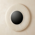 Swirl Disc Wall Alabaster by Dalmivik, product or room detail view