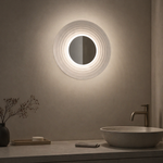 Swirl Disc Wall Alabaster by Dalmivik, product or room detail view