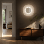 Swirl Disc Wall Alabaster by Dalmivik, product or room detail view