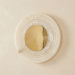 Swirl Disc Wall Alabaster by Dalmivik, product or room detail view