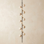 Vertical Orb Cascade Alabaster Pendant Light by Dalmivik, product or room detail view