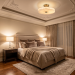 Wood Disc Ceiling (extra sizes) Alabaster by Dalmivik, product or room detail view