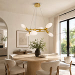 Dandelion32 gold-tone ring chandelier scene 2