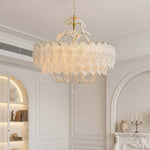 Elodie Grande Glass Leaf Chandelier