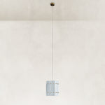 Product detail of Fine Vein Twelve-Panel Marble Lantern Pendant against a neutral background