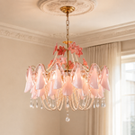 Florienne Floral Glass Chandelier